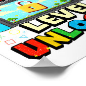 2nd Grade Level Unlocked Funny Gamer Boys Back To  ポスター (角)