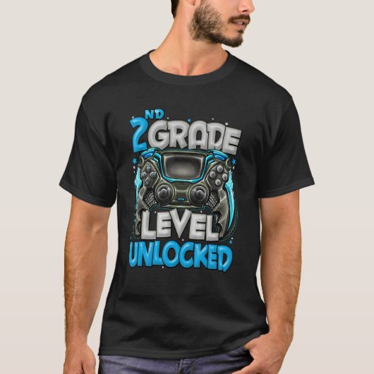 2nd Grade Level Unlocked Game On 2nd Grade Back To Tシャツ (正面)