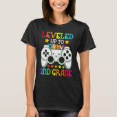 2nd Grade Level Unlocked Video Game Back To School Tシャツ (正面)