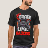 2nd Grade Level Unlocked Video Game Back To School Tシャツ (正面)