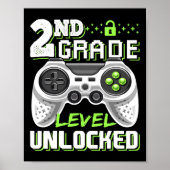2nd Grade Level Unlocked Video Game Byck To School ポスター (正面)