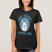 2nd Grade Llama Teacher Student Back To School Tシャツ (正面)