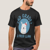 2nd Grade Llama Teacher Student Back To School Tシャツ (正面)