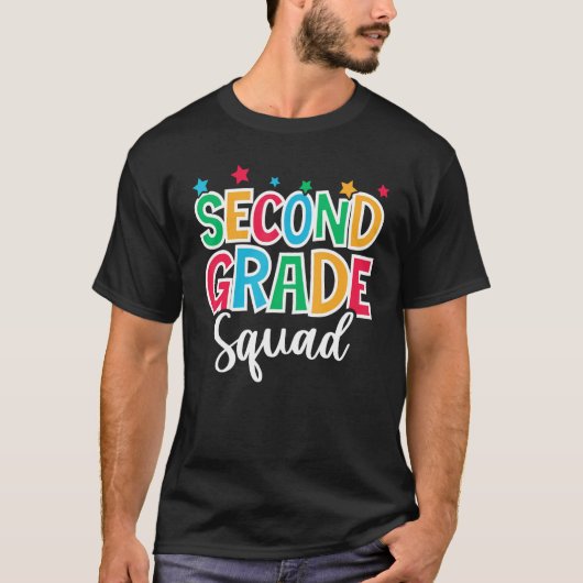 2nd Grade Squad First Day of School Welcome Back t Tシャツ (正面)