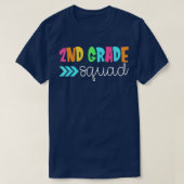2nd Grade Squad Second Grade Back To School Teache Tシャツ (デザイン正面)