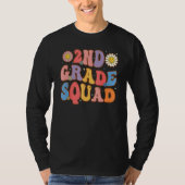2nd Grade Squad Second Teacher Student Team Back T Tシャツ (正面)