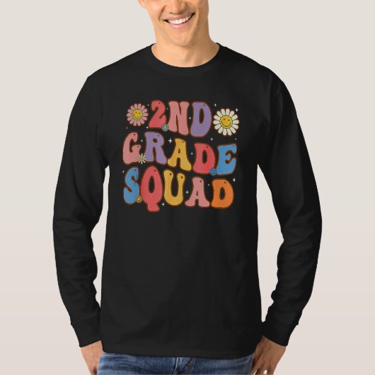 2nd Grade Squad Second Teacher Student Team Back T Tシャツ (正面)