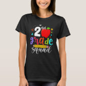 2nd Grade Squad Second Teacher Student Team Back T Tシャツ (正面)