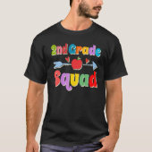 2nd Grade Squad Teacher Student Back To School Sec Tシャツ (正面)