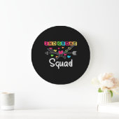 2nd grade Teacher Shirts School Team Second Grade ラージ壁時計 (ホーム)