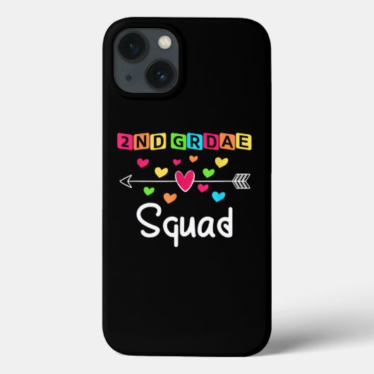 2nd grade Teacher Shirts School Team Second Grade Case-Mate iPhoneケース (裏面)