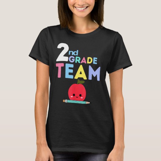 2nd Grade Team  Back To School Teacher Student Kid Tシャツ (正面)