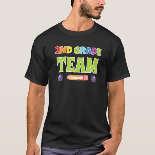 2nd Grade Team Second Grade 2nd Class Boys Tシャツ (正面)