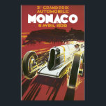 2nd Grand Prix Monaco Vintage Travel Poster ポスター<br><div class="desc">This product features 2nd Grand Prix Monaco vintage travel poster artwork. 
 
 Like this design,  but you want to tweak it? Just click on "Customize" to add text or adjust things to your liking.</div>