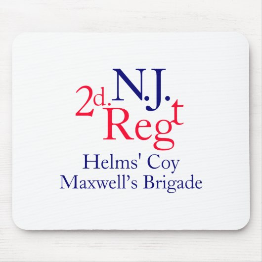 2nd New Jersey Regiment  マウスパッド (正面)