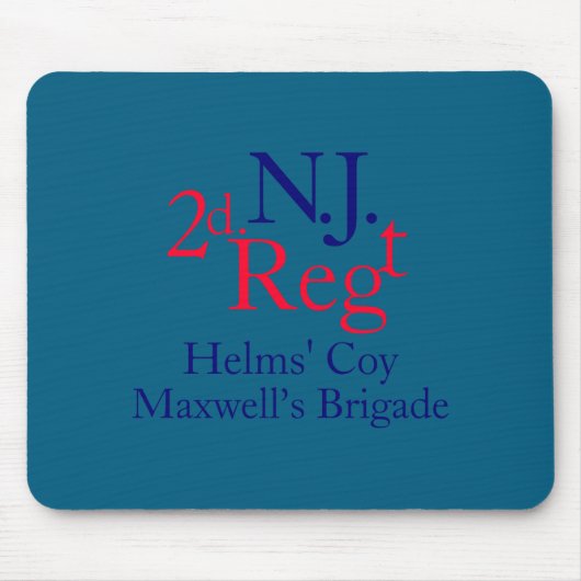 2nd New Jersey Regiment  マウスパッド (正面)
