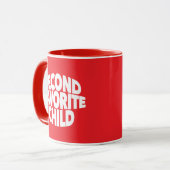 2nd Second Favorite Child number one sibling sis マグカップ (正面左)