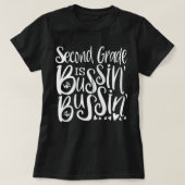 2nd Second Grade Bussin Bussin Teacher Team Zip Ho Tシャツ (デザイン正面)