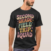 2nd Second Grade Fieldrip Squadeacher Students Mat Tシャツ (正面)