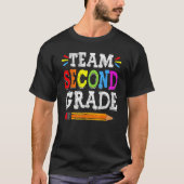 2nd Teacher Team Second Grade Squad Back To School Tシャツ (正面)