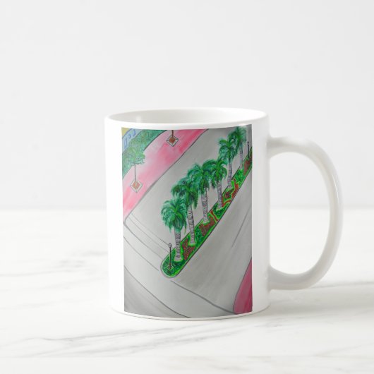~2nd & Washington Ave.~マイアミ南ビーチMUG! コーヒーマグカップ (右)