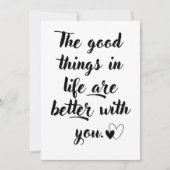 2nd wedding anniversary カード (正面)