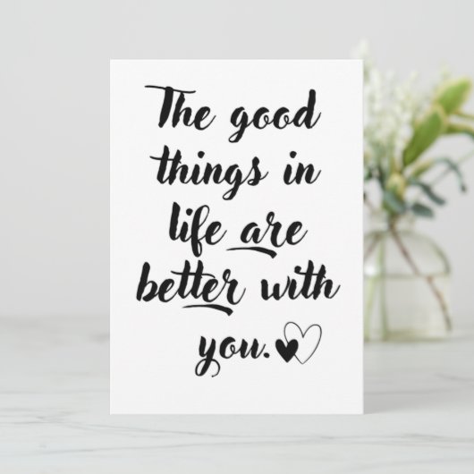 2nd wedding anniversary カード (スタンド正面)