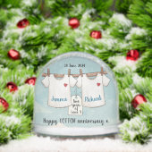2nd wedding anniversary romantic Snow Globe (クリスマス)