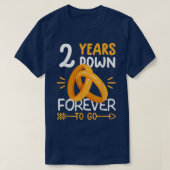 2nd wedding anniversary  tee matching couples 2 ye tシャツ (デザイン正面)