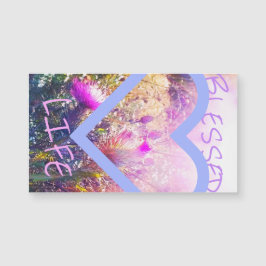 2NEWによって賛美される生命アザミのハートの磁石