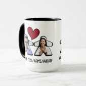 2PフォトミカスタムュルボードゲームカップルMag マグカップ (正面左)