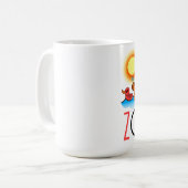 #2Personalizedベビーギフトマグ コーヒーマグカップ (正面左)