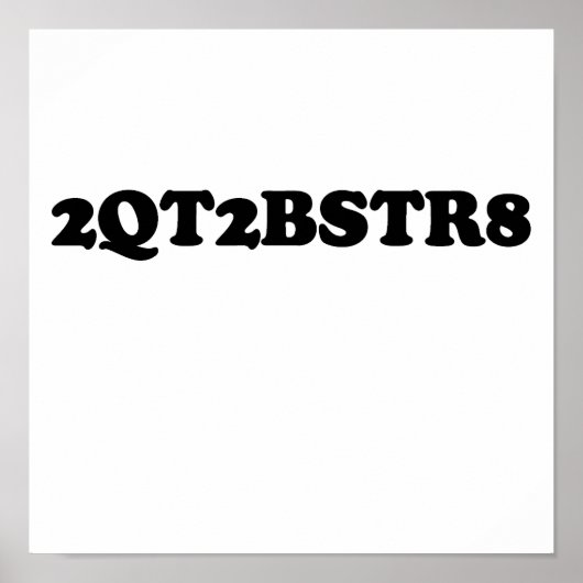 2QT2BE.png ポスター (正面)