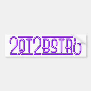 2QT2BSTR8 バンパーステッカー