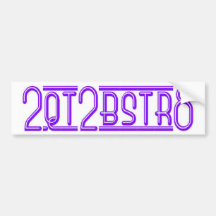 2QT2BSTR8 バンパーステッカー