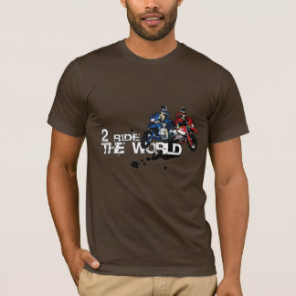 2RTW茶色のクラシックなTシャツ Tシャツ