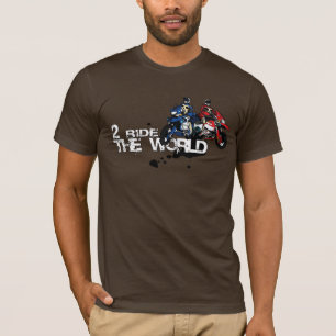 2RTW茶色のクラシック Tシャツ