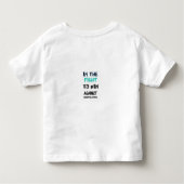 2t、3t、4tの子供へワイシャツICを支えるため トドラーTシャツ (裏面)