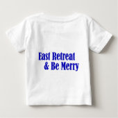 2T、3T、4T用PGR-East ベビーTシャツ (裏面)