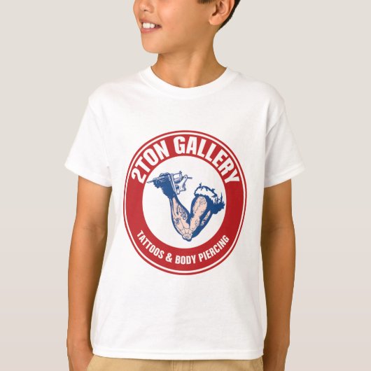 2Ton入れ墨のロゴ Tシャツ (正面)