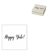 2x2ハッピーユール（キリスト降誕祭）!メープルウッドとゴムインクスタンプ ラバースタンプ (押印)