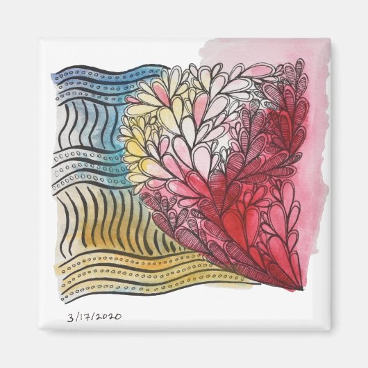 2x2マグネット – 3-17-2020 マグネット (正面)