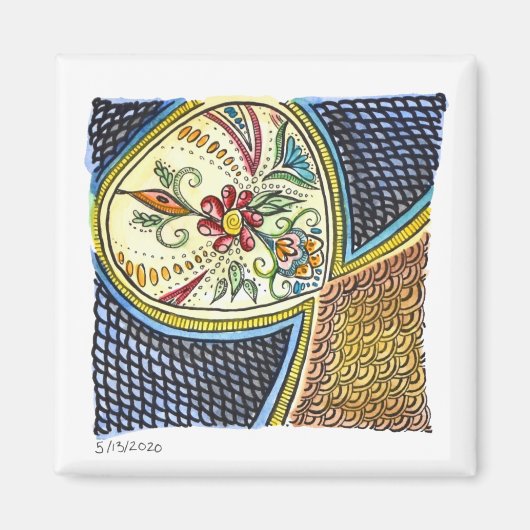 2x2マグネット – 5-13-2020 マグネット (正面)