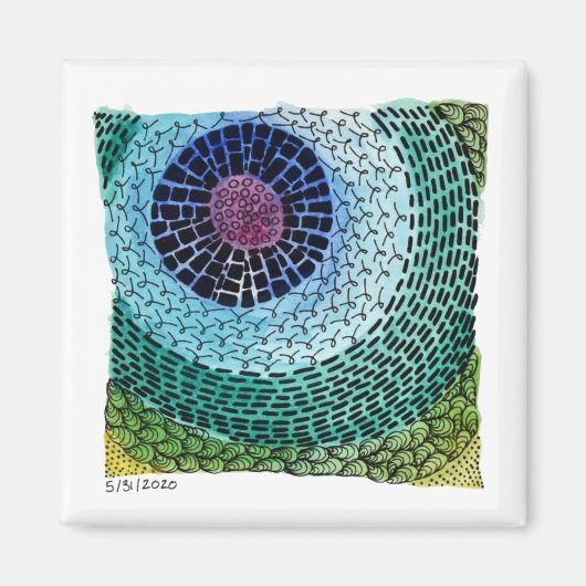 2x2マグネット – 5-31-2020 マグネット (正面)