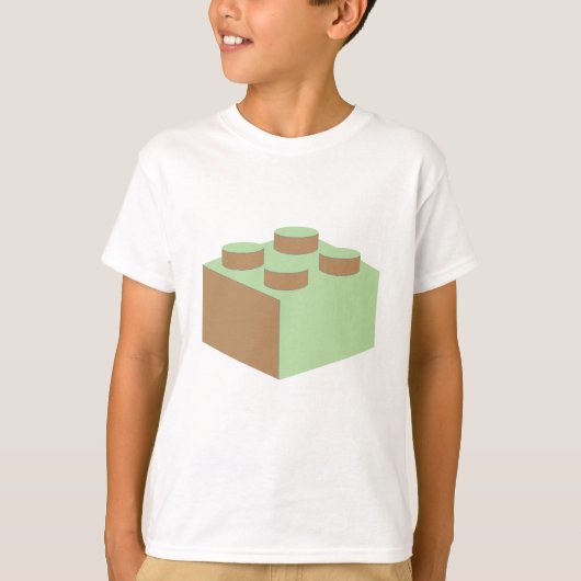 2x2煉瓦は私のMinifigをカスタマイズ Tシャツ (正面)