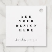 2x2" スクエアタグの印刷 フェイバータグ (裏面)