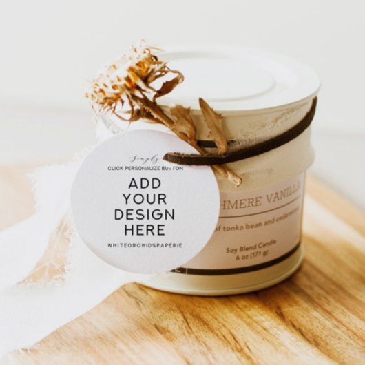 2x2" ラウンド フェイバータグの印刷 フェイバータグ