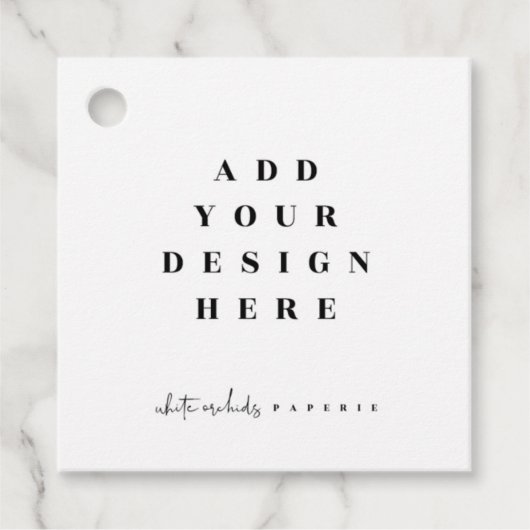 2x2" 角タグの印刷 フェイバータグ (正面)