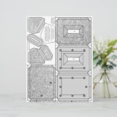 2x3きらきら光る写真用シルバーセルフフレームパターン (スタンド正面)