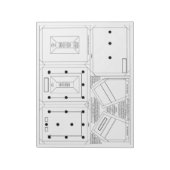 2x3写真のフレームオーナメントを作成する ノートパッド (回転)